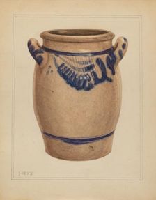 Jar, c. 1937. Creator: Jessica Price