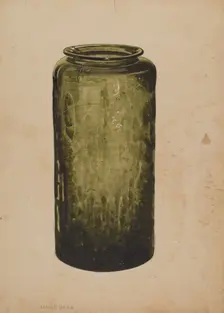 Jar, c. 1937. Creator: John Dana