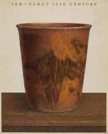 Jar, c. 1937. Creator: John Matulis