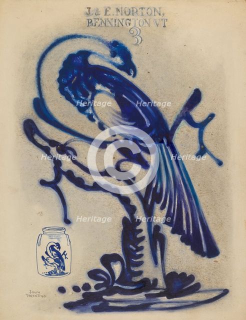 Jar, c. 1937. Creator: John Tarantino.