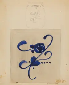 Jar, c. 1937. Creator: Yolande Delasser
