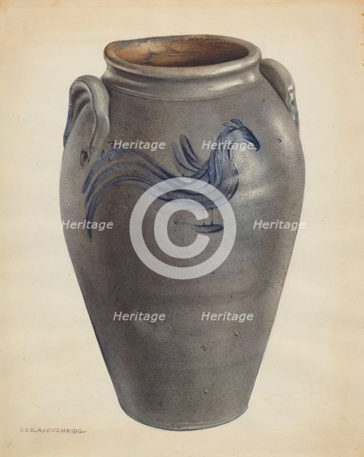 Jar, c. 1938. Creator: George Loughridge.