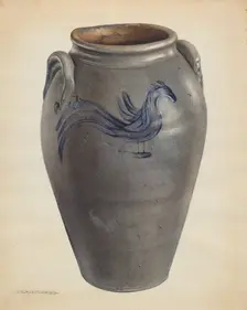 Jar, c. 1938. Creator: George Loughridge