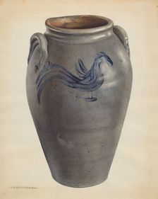 Jar, c. 1938. Creator: George Loughridge