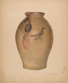 Jar, c. 1938. Creator: George Loughridge