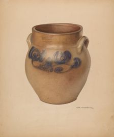 Jar, c. 1938. Creator: George Loughridge