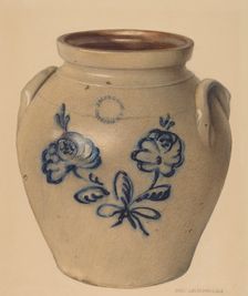 Jar, c. 1938. Creator: George Loughridge