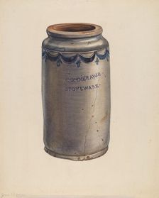 Jar, c. 1938. Creator: Jean Peszel