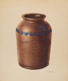 Jar, c. 1938. Creator: John Tarantino