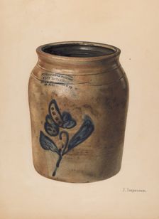 Jar, c. 1938. Creator: John Tarantino