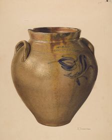 Jar, c. 1938. Creator: John Tarantino