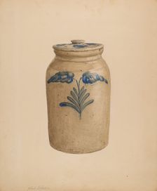 Jar, c. 1938. Creator: Yolande Delasser