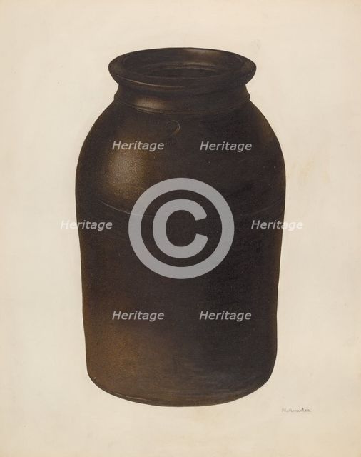 Jar, c. 1939. Creator: Nicholas Amantea.
