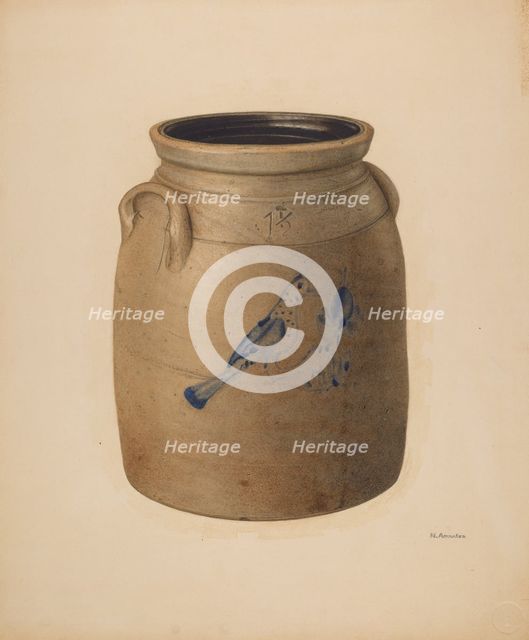 Jar, c. 1939. Creator: Nicholas Amantea.