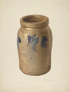 Jar, c. 1939. Creator: Carl Buergerniss