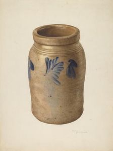 Jar, c. 1939. Creator: Carl Buergerniss