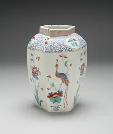Jar, Chelsea, 1750/52. Creator: Chelsea Porcelain Manufactory