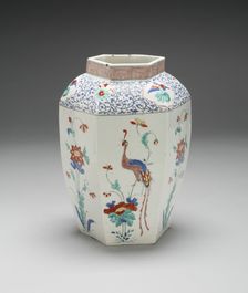 Jar, Chelsea, 1750/52. Creator: Chelsea Porcelain Manufactory
