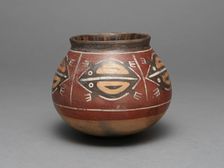 Jar Depicting Abstract Frogs, 180 B.C./A.D. 500. Creator: Unknown