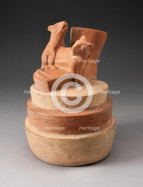 Jar Depicting Mating Rats, 100 B.C./A.D. 500. Creator: Unknown.