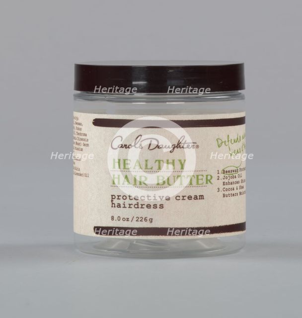 Jar for Carol's Daughter Healthy Hair Butter, ca. 2014. Creator: Carol's Daughter.
