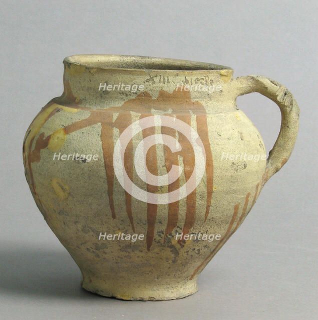 Jar, French, 1200-1400. Creator: Unknown.