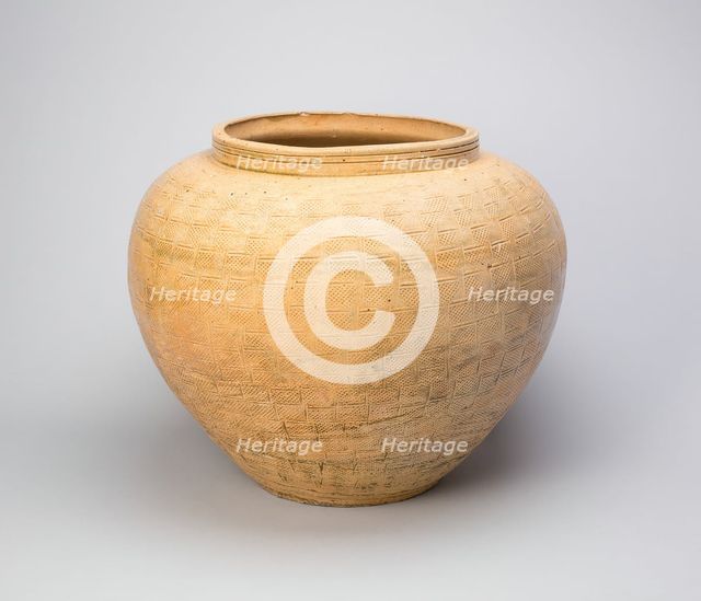 Jar (Guan), Eastern Han dynasty (A.D. 25-220), 1st/2nd century A.D. Creator: Unknown.
