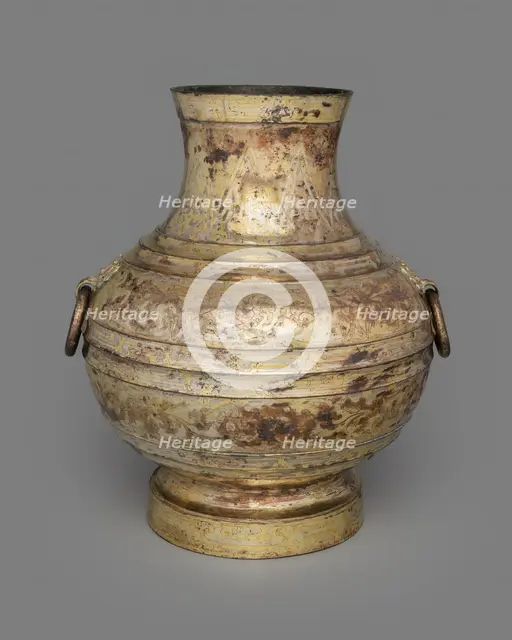 Jar (hu or zhong), Western Han dynasty (206 B.C.-A.D.9). Creator: Unknown.
