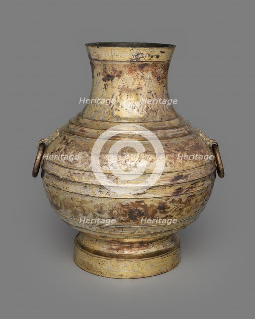 Jar (hu or zhong), Western Han dynasty (206 B.C.-A.D.9). Creator: Unknown.