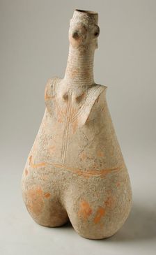 Jar in the Form of a Female Statuette, between c.1350 and c.800 B.C.. Creator: Unknown
