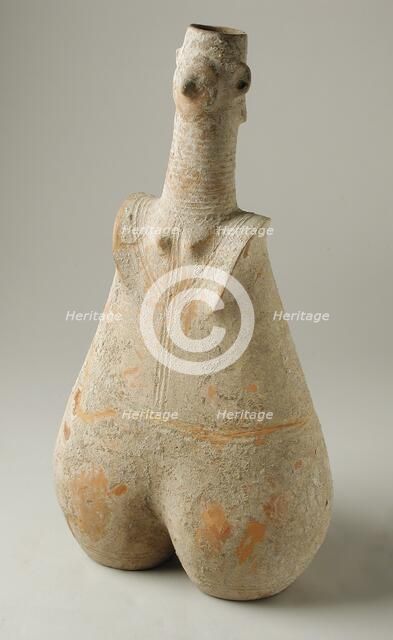 Jar in the Form of a Female Statuette, between c.1350 and c.800 B.C.. Creator: Unknown.