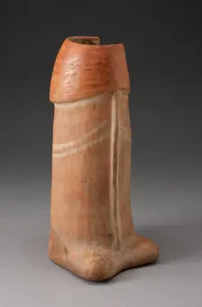 Jar in the Form of a Phallus, 100 B.C./A.D. 500. Creator: Unknown
