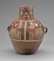 Jar in the Form of an Abstract Human Figure, A.D. 700/1000. Creator: Unknown