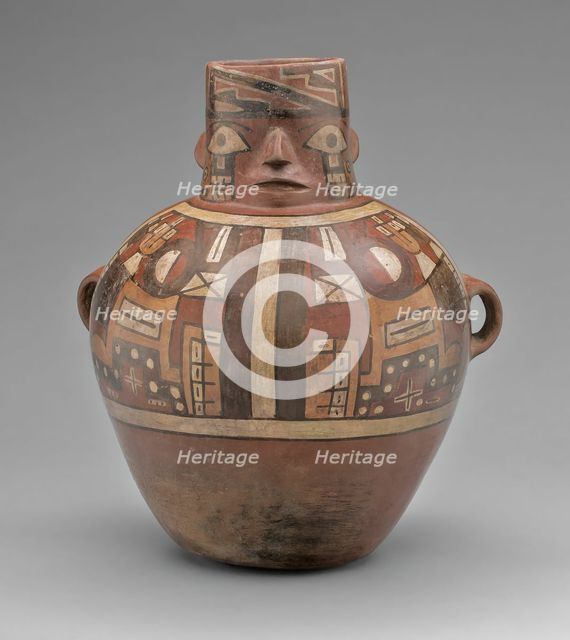 Jar in the Form of an Abstract Human Figure, A.D. 700/1000. Creator: Unknown.
