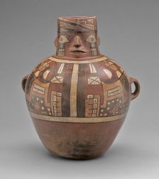 Jar in the Form of an Abstract Human Figure, A.D. 700/1000. Creator: Unknown