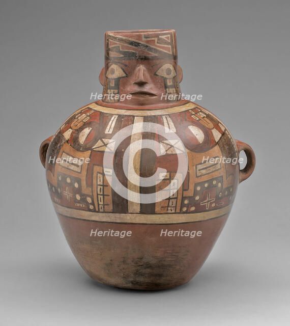 Jar in the Form of an Abstract Human Figure, A.D. 700/1000. Creator: Unknown.