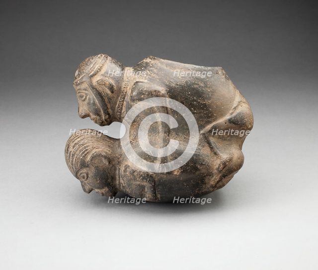 Jar in the Form of an Erotic Scene, A.D. 1200/1470. Creator: Unknown.