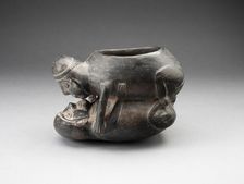 Jar in the Form of an Erotic Scene, A.D. 1200/1470. Creator: Unknown