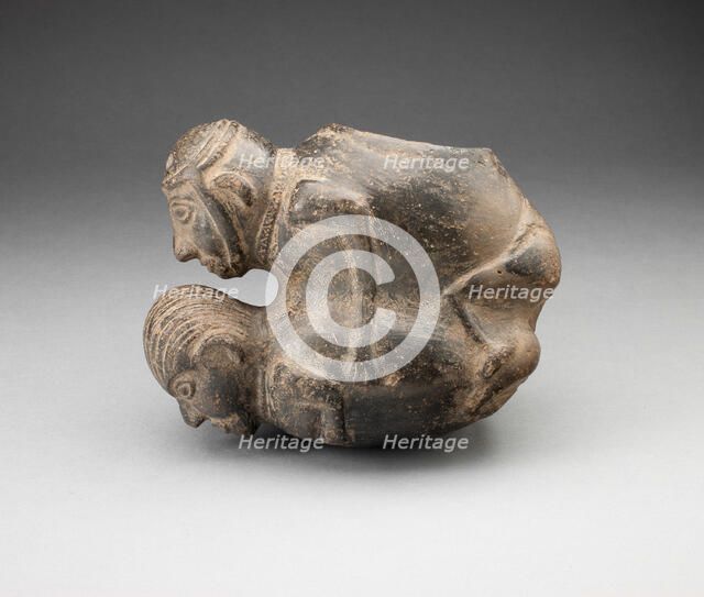 Jar in the Form of an Erotic Scene, A.D. 1200/1470. Creator: Unknown.