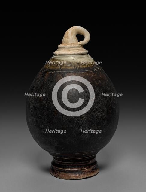 Jar in the Shape of a Fruit, 1100s. Creator: Unknown.