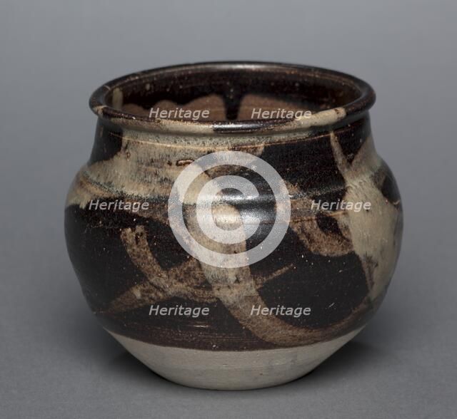 Jar: Jizhou Ware, 1200s-1300s. Creator: Unknown.