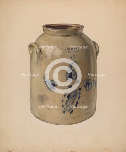Jar, probably 1937/1938. Creator: Jean Peszel.