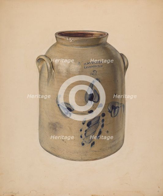 Jar, probably 1937/1938. Creator: Jean Peszel.