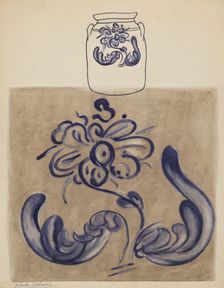 Jar, probably 1937/1938. Creator: Yolande Delasser