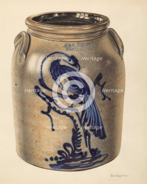 Jar, probably 1937. Creator: John Tarantino.