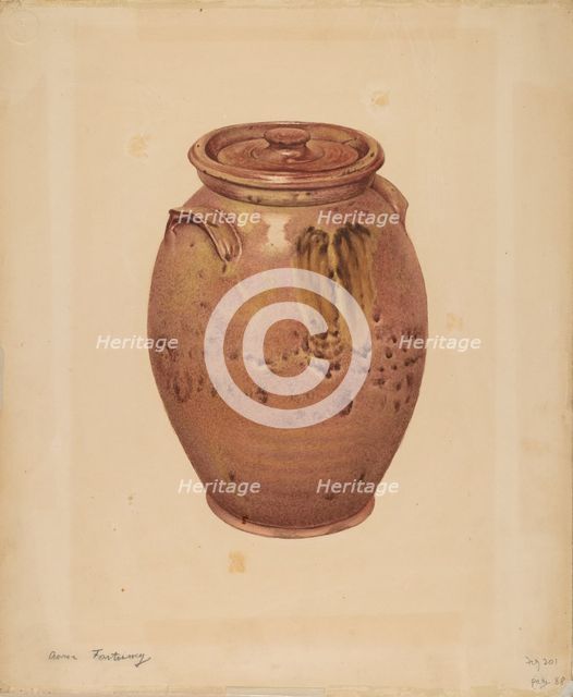 Jar, probably 1940. Creator: Aaron Fastovsky.