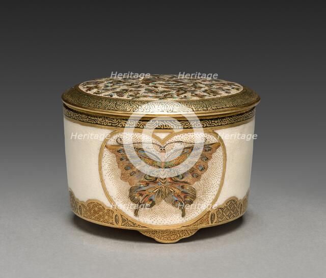 Jar: Satsuma Ware, 1800s. Creator: Unknown.