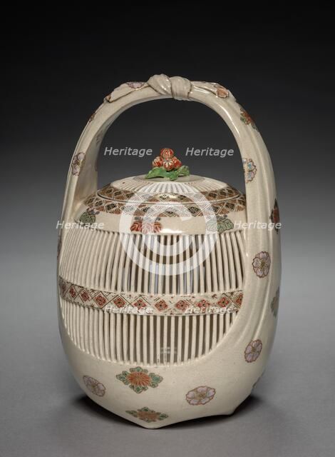 Jar: Satsuma Ware, 19th century. Creator: Unknown.