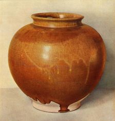 Jar - T'ang period c7th-8th century, (1945). Creator: Unknown