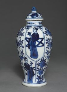 Jar with Cover, 19th Century. Creator: Unknown